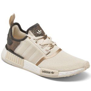 Women's adidas Originals NMD_R1 Sneakers GY6299 Wonder White/Grey/Snake  Sz- 6.5
